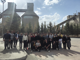حرکت علمی در مسیر تولید؛ بازدید تخصصی دانشجویان مهندسی از شرکت سیمان قائنات