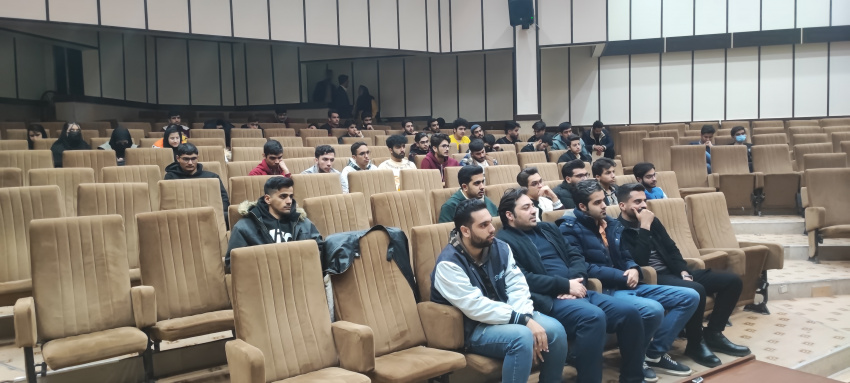 برگزاری گردهمایی دانشجویان جدیدالورود گروه مهندسی مکانیک دانشگاه صنعتی بیرجند